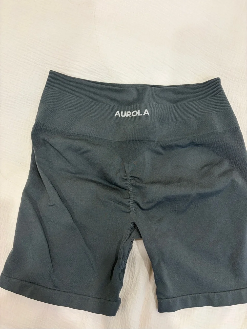 Aurola Dark Green Bike Shorts
